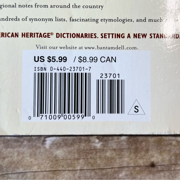 American Heritage Paperback Dictionary - Picture 3 of 4